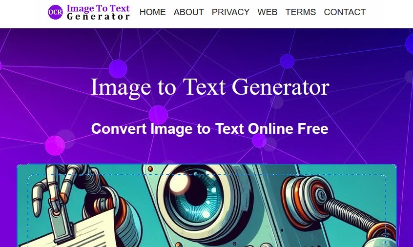 Image to Text Generator